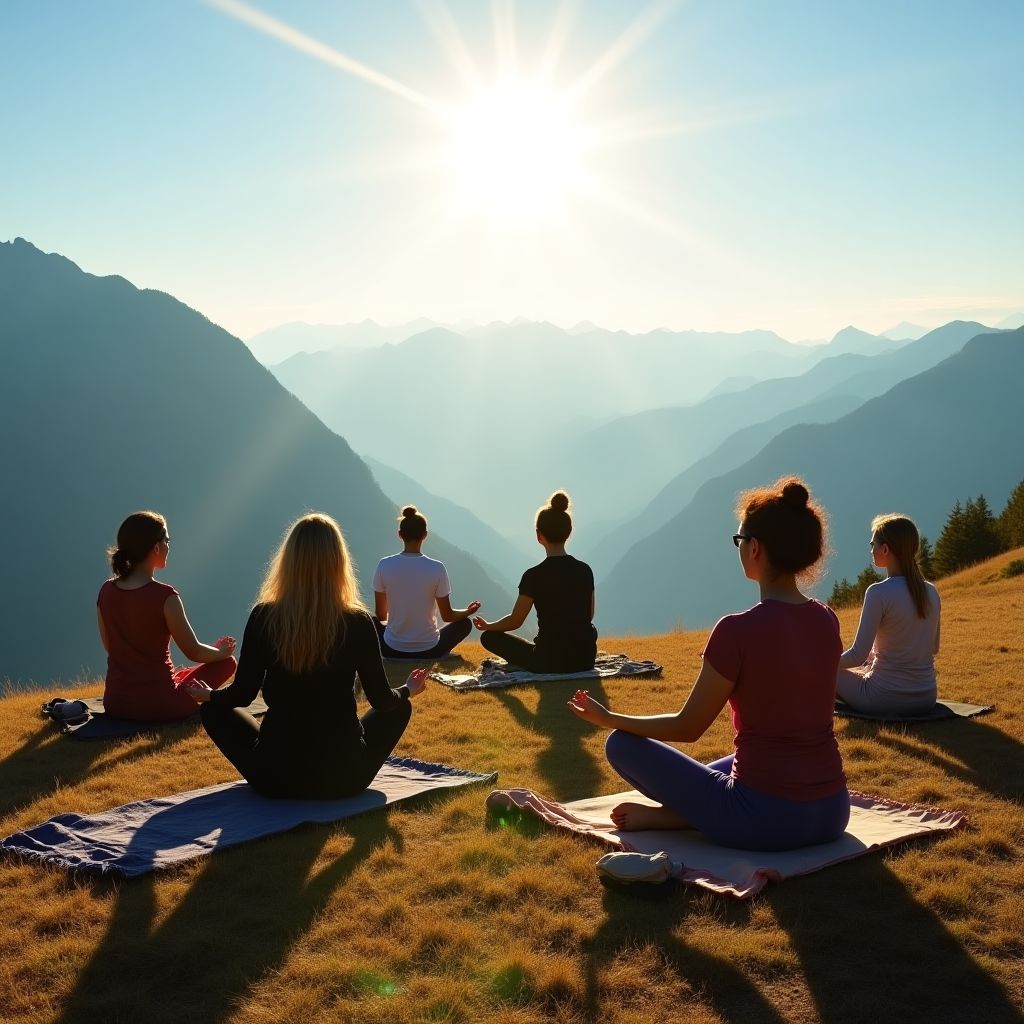 Retraite de yoga dans les Alpes françaises détaillée